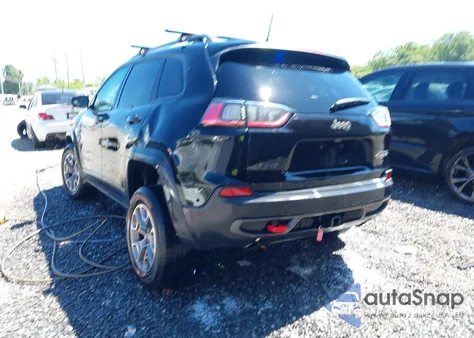 2021 Jeep Cherokee Trailhawk 4X4 z USA, uszkodzony, nr VIN 1C4PJMBX4MD212573